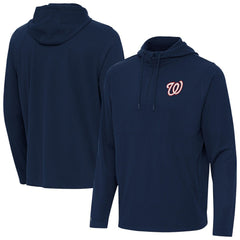 Washington Nationals Antigua Connected Quarter-Zip Pullover Hoodie | MLB On Sale