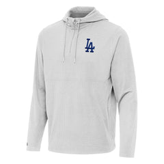 Los Angeles Dodgers Antigua Connected Quarter-Zip Pullover Hoodie | MLB New