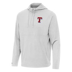 Texas Rangers Antigua Connected Quarter-Zip Pullover Hoodie | MLB Sale