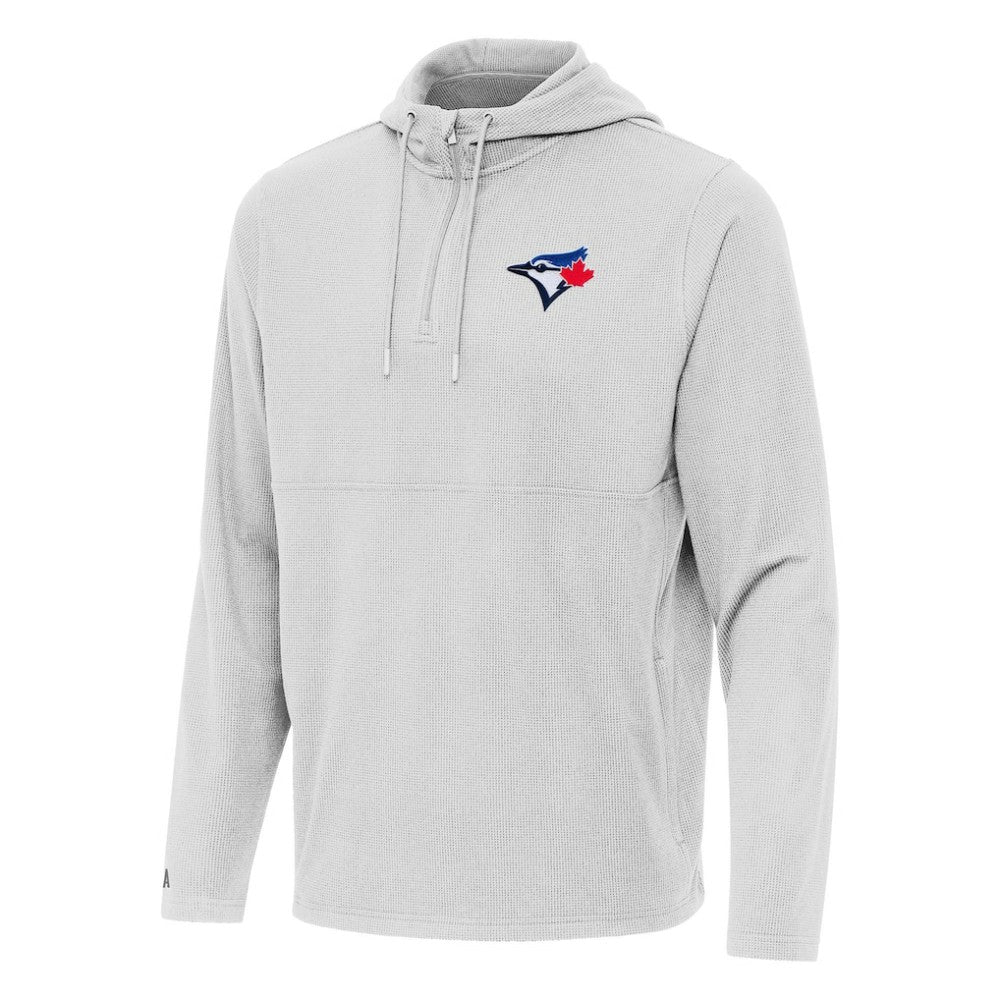 Toronto Blue Jays Antigua Connected Quarter-Zip Pullover Hoodie | MLB For sale