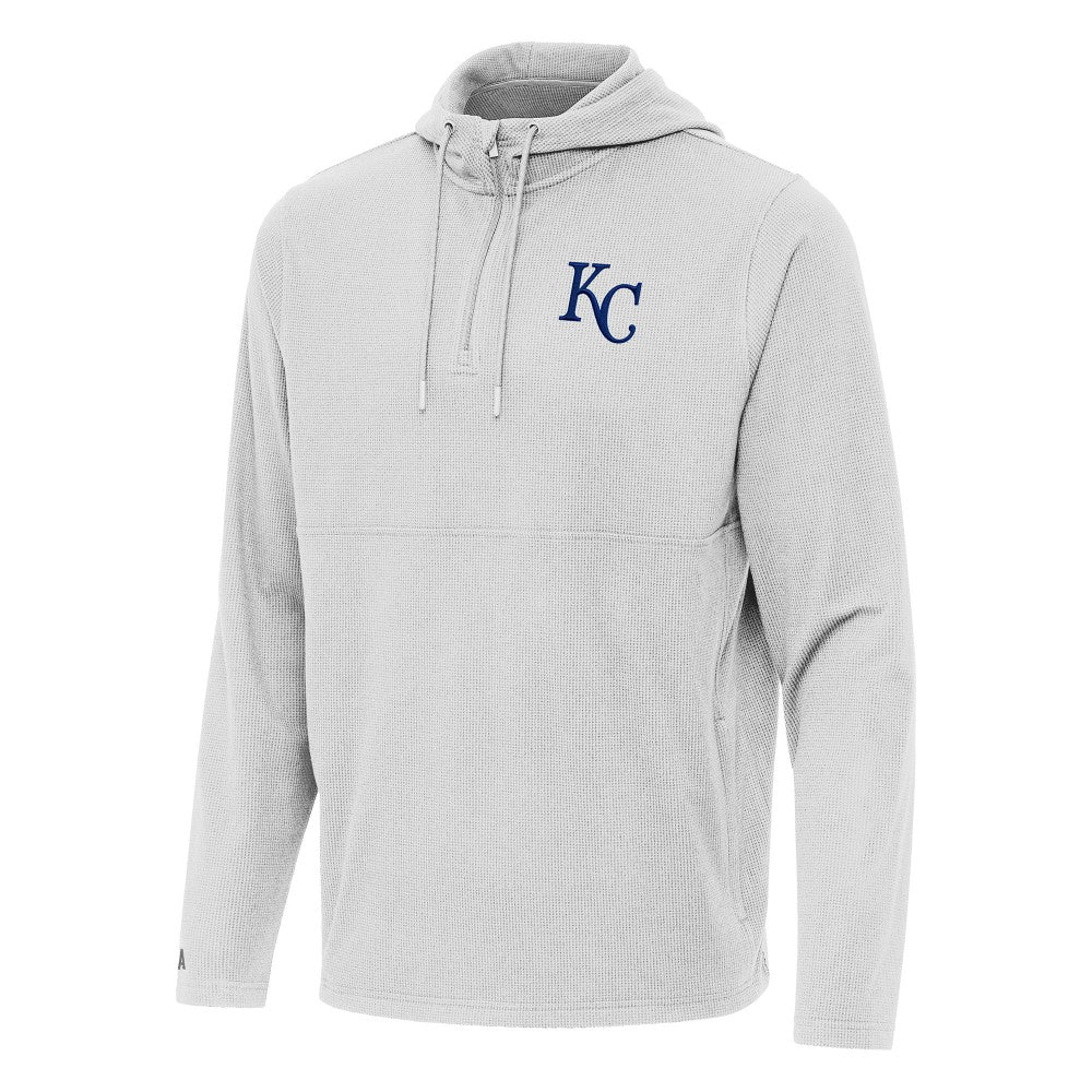 Kansas City Royals Antigua Connected Quarter-Zip Pullover Hoodie | MLB US