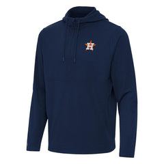 Houston Astros Antigua Connected Quarter-Zip Pullover Hoodie | MLB US