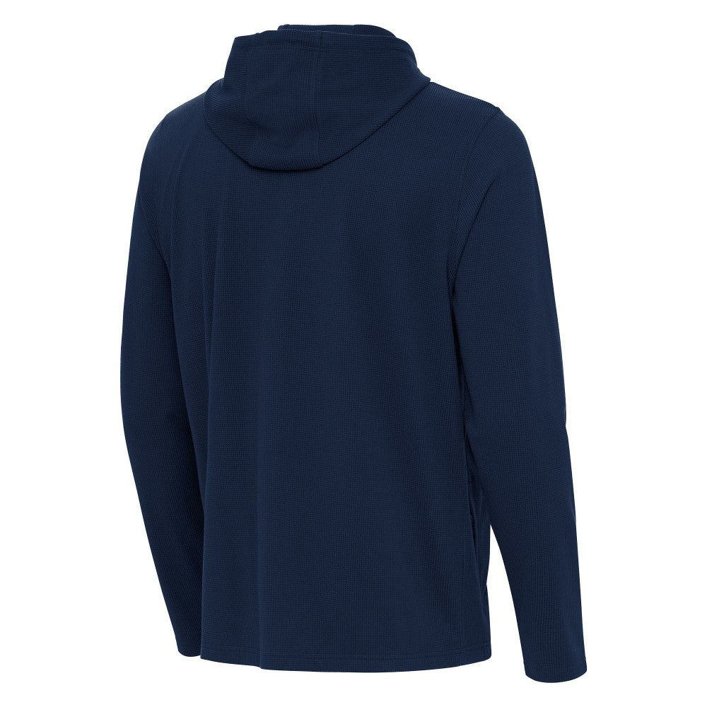 Los Angeles Angels Antigua Connected Quarter-Zip Pullover Hoodie | MLB Discount