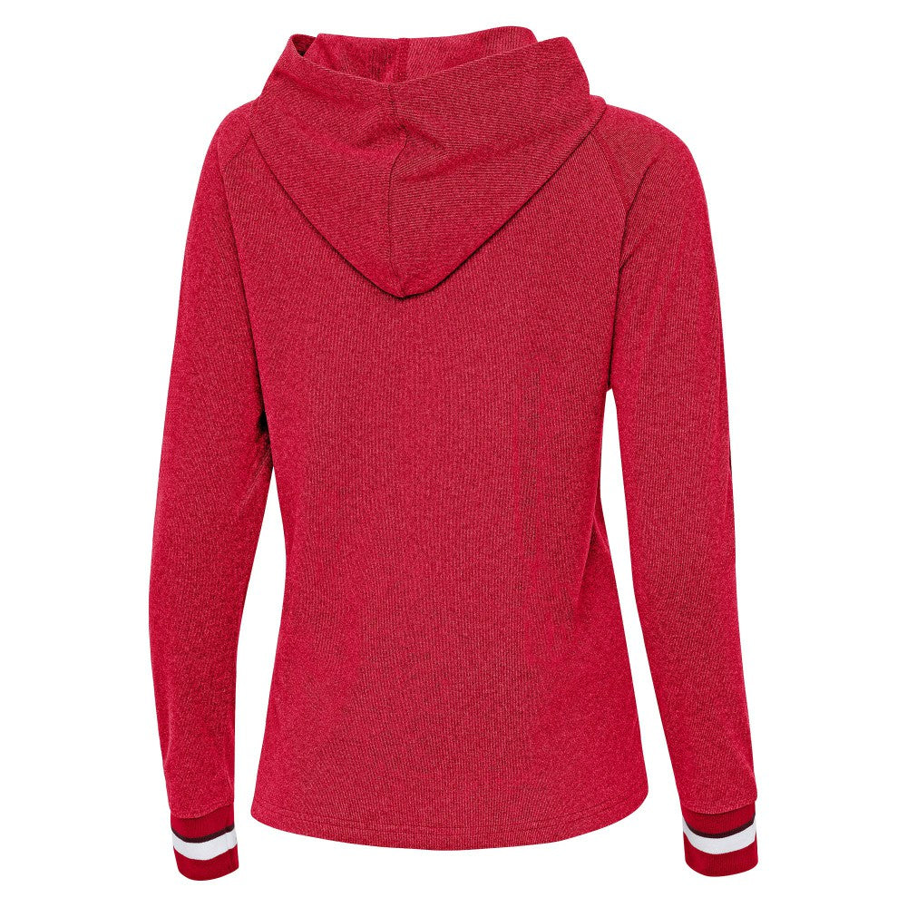 Cincinnati Reds Antigua Women's Trek Pullover Hoodie | MLB Discount