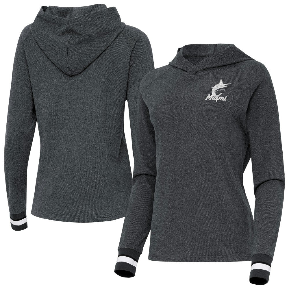 Miami Marlins Antigua Women's Trek Pullover Hoodie | MLB Sale