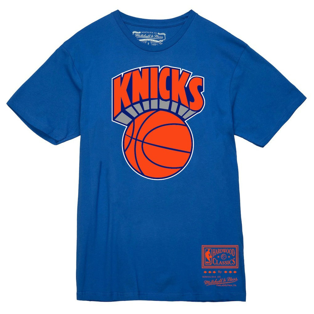 New York Knicks Hardwood Classics Vintage Logo T-Shirt On Sale