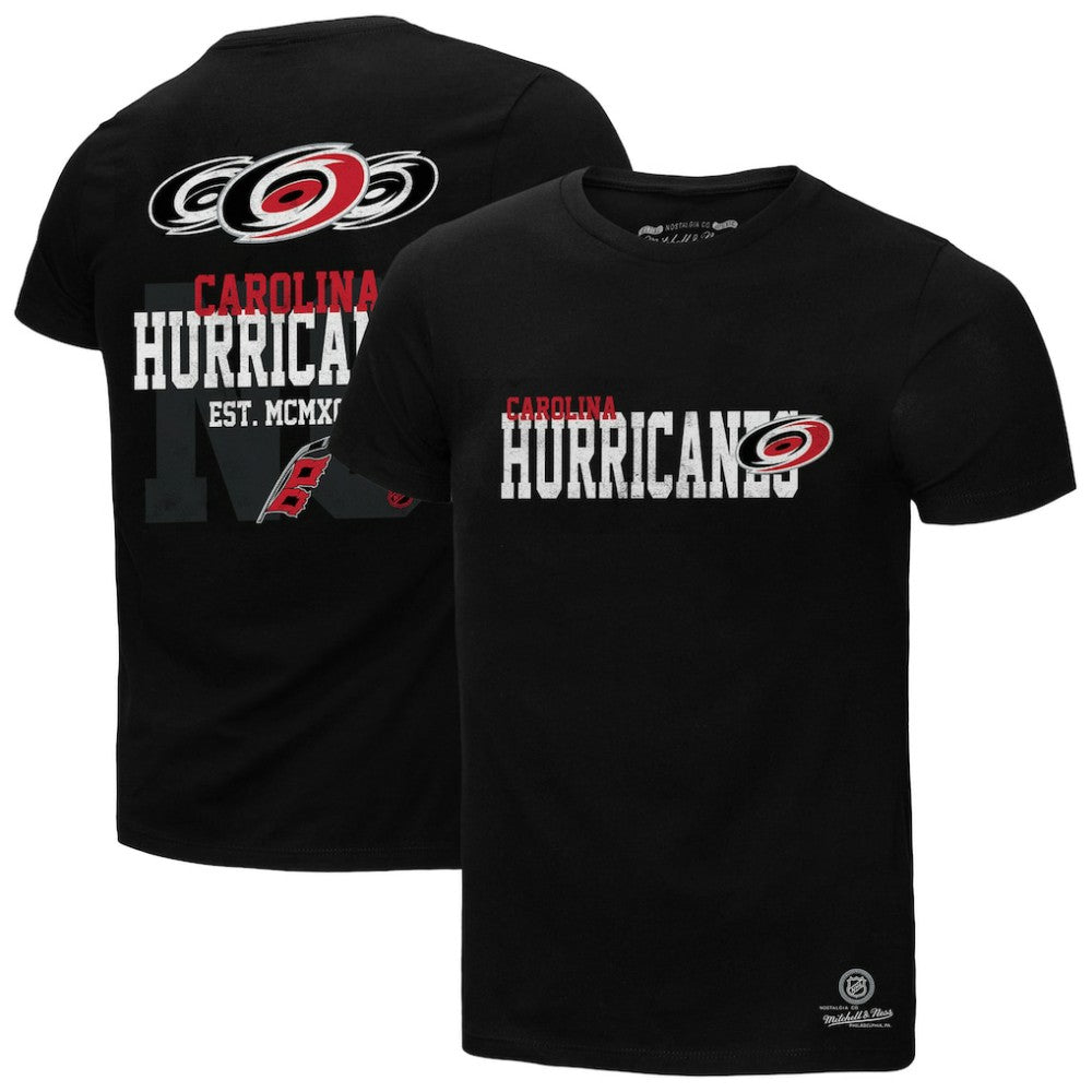 Carolina Hurricanes Mitchell & Ness Home T-Shirt On Sale