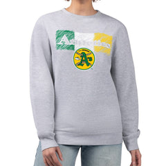 Athletics Starter Women's Team Color Shading Fleece Pullover Sweatshirt | MLB Online
