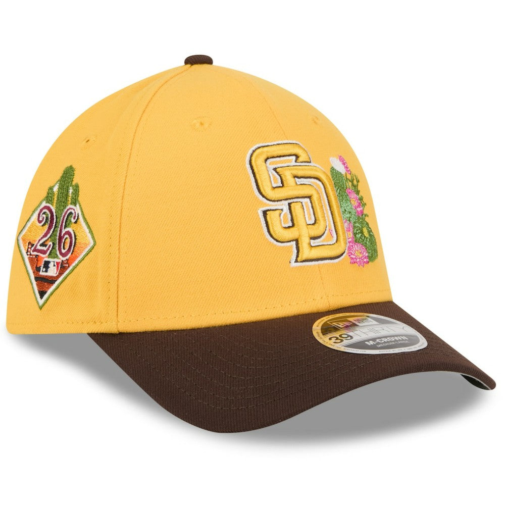 San Diego Padres New Era 2026 Spring Training M-Crown 39THIRTY Flex Hat | MLB Sale