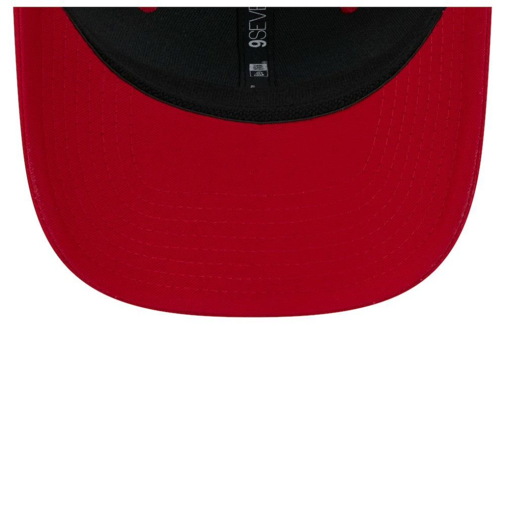 Carolina Hurricanes New Era Team Patch Basic 9SEVENTY Adjustable Trucker Hat Sale