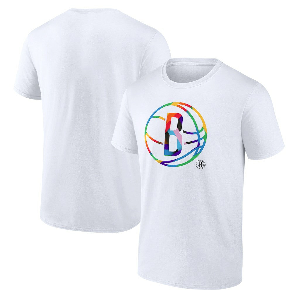 Brooklyn Nets Team Logo Pride T-Shirt Discount