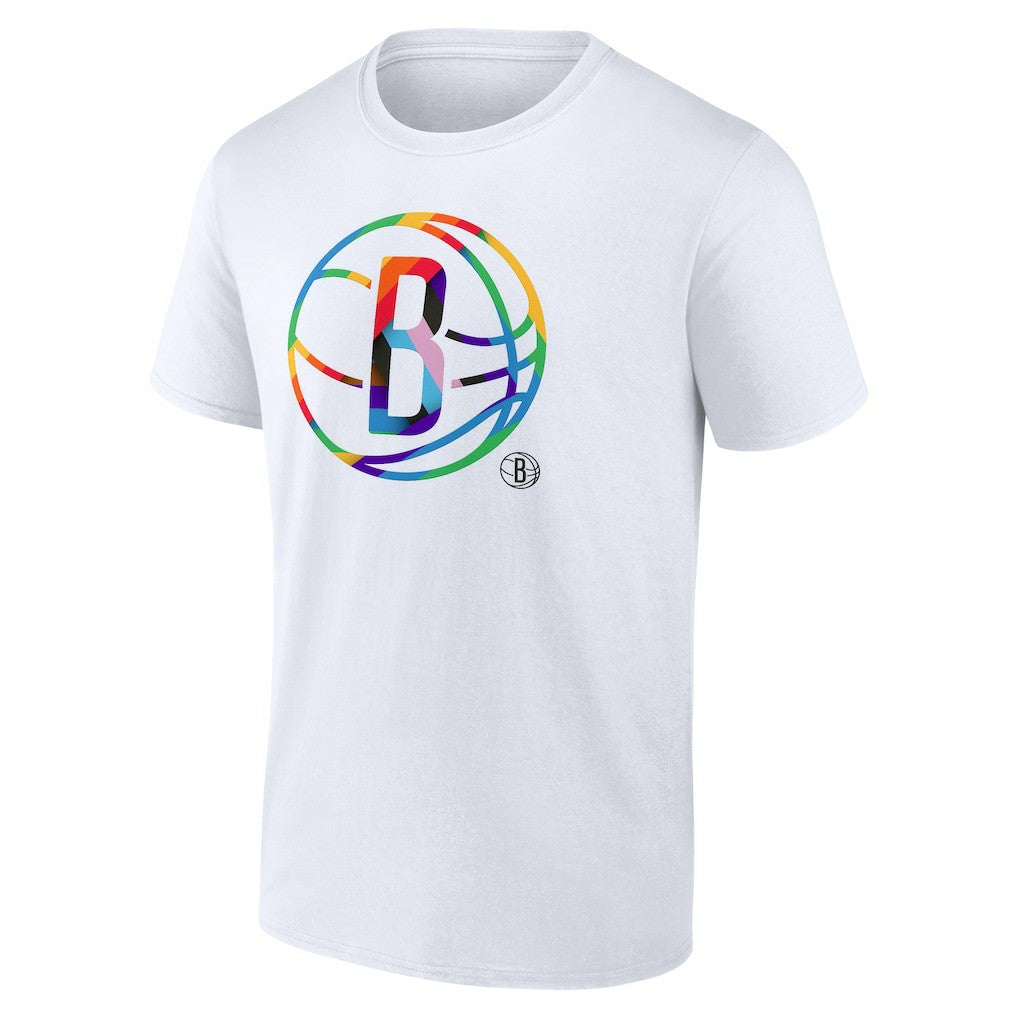Brooklyn Nets Team Logo Pride T-Shirt Discount