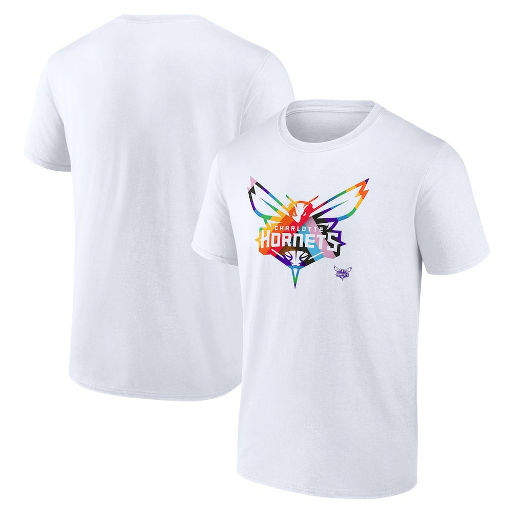 Charlotte Hornets Team Logo Pride T-Shirt On Sale