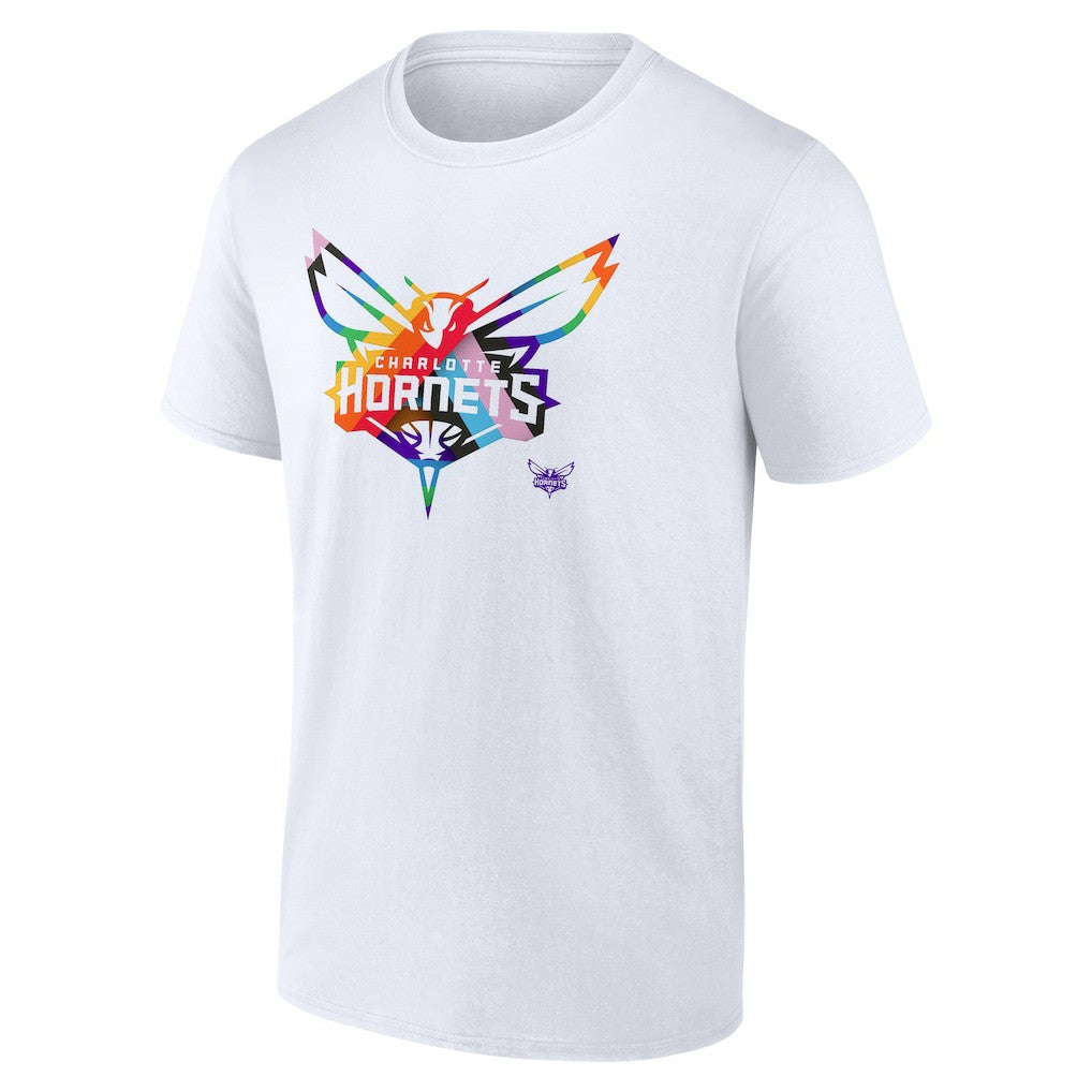 Charlotte Hornets Team Logo Pride T-Shirt On Sale