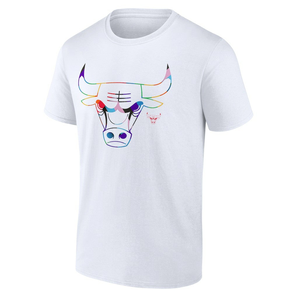 Chicago Bulls Team Logo Pride T-Shirt sale On Sale