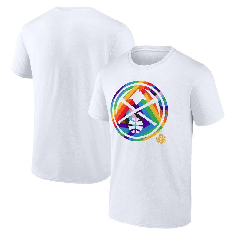 Denver Nuggets Team Logo Pride T-Shirt sale Outlet