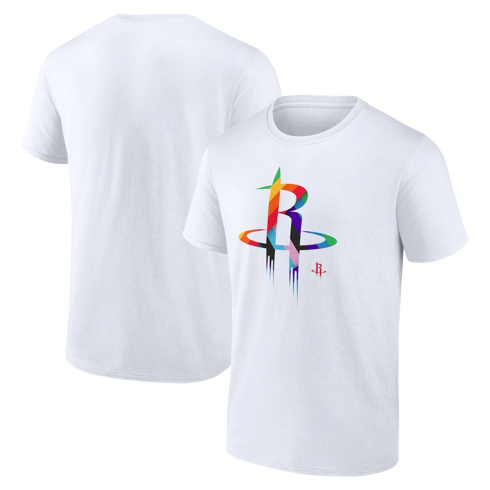 Houston Rockets Team Logo Pride T-Shirt New