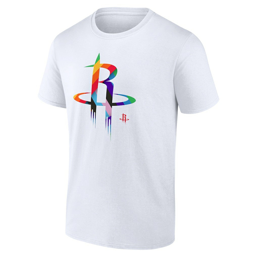 Houston Rockets Team Logo Pride T-Shirt New