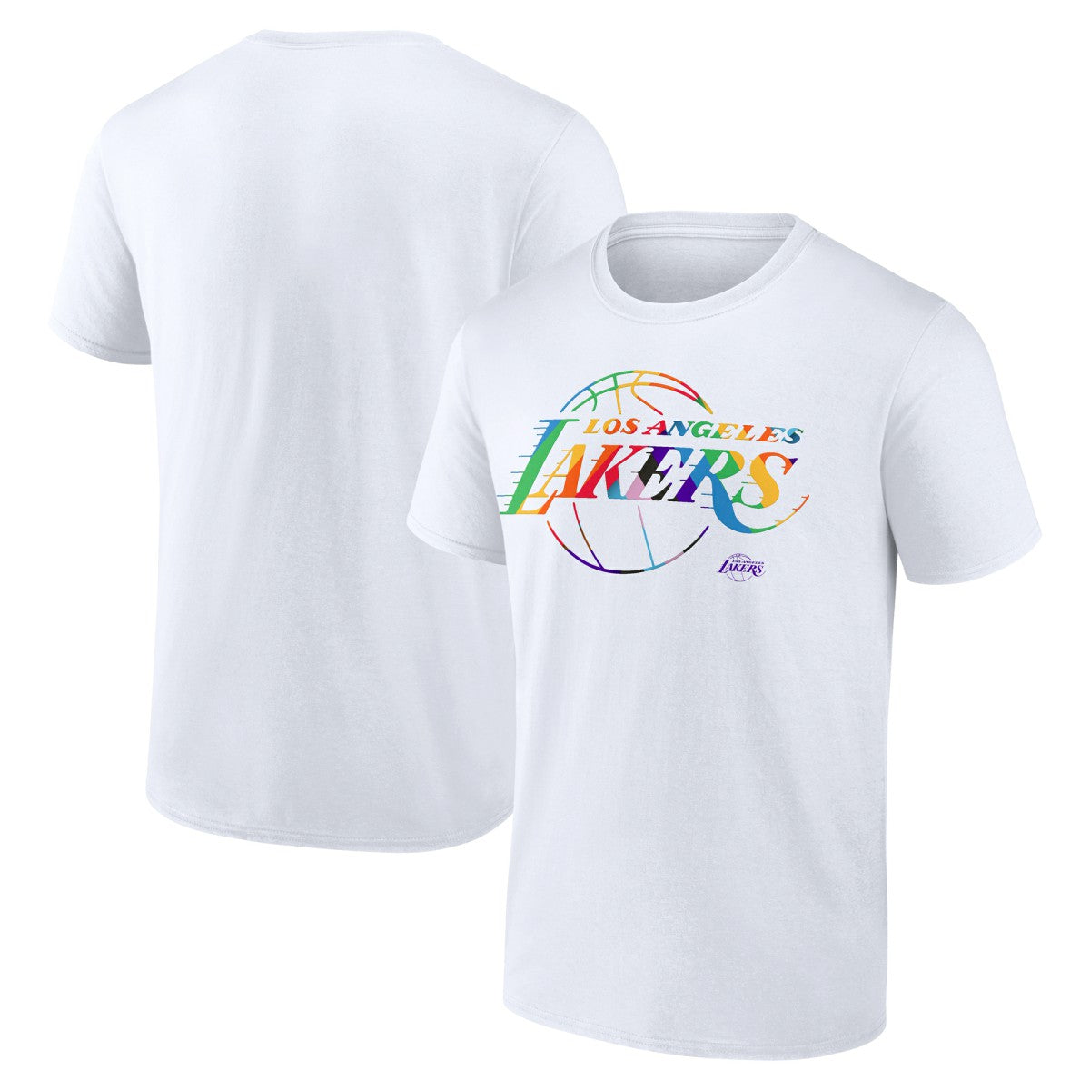 Los Angeles Lakers Team Logo Pride T-Shirt Discount