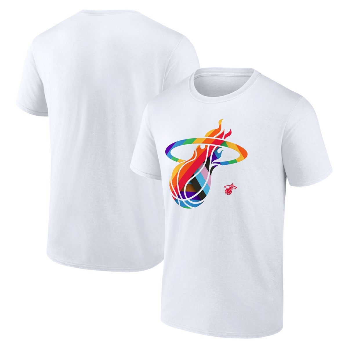 Miami Heat Team Logo Pride T-Shirt On Sale