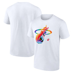 Miami Heat Team Logo Pride T-Shirt On Sale