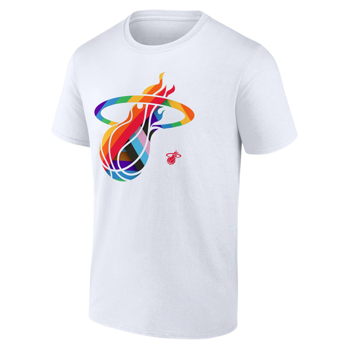 Miami Heat Team Logo Pride T-Shirt On Sale