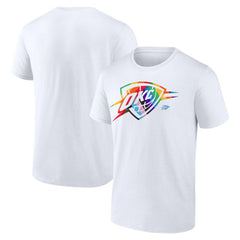 Oklahoma City Thunder Team Logo Pride T-Shirt Discount