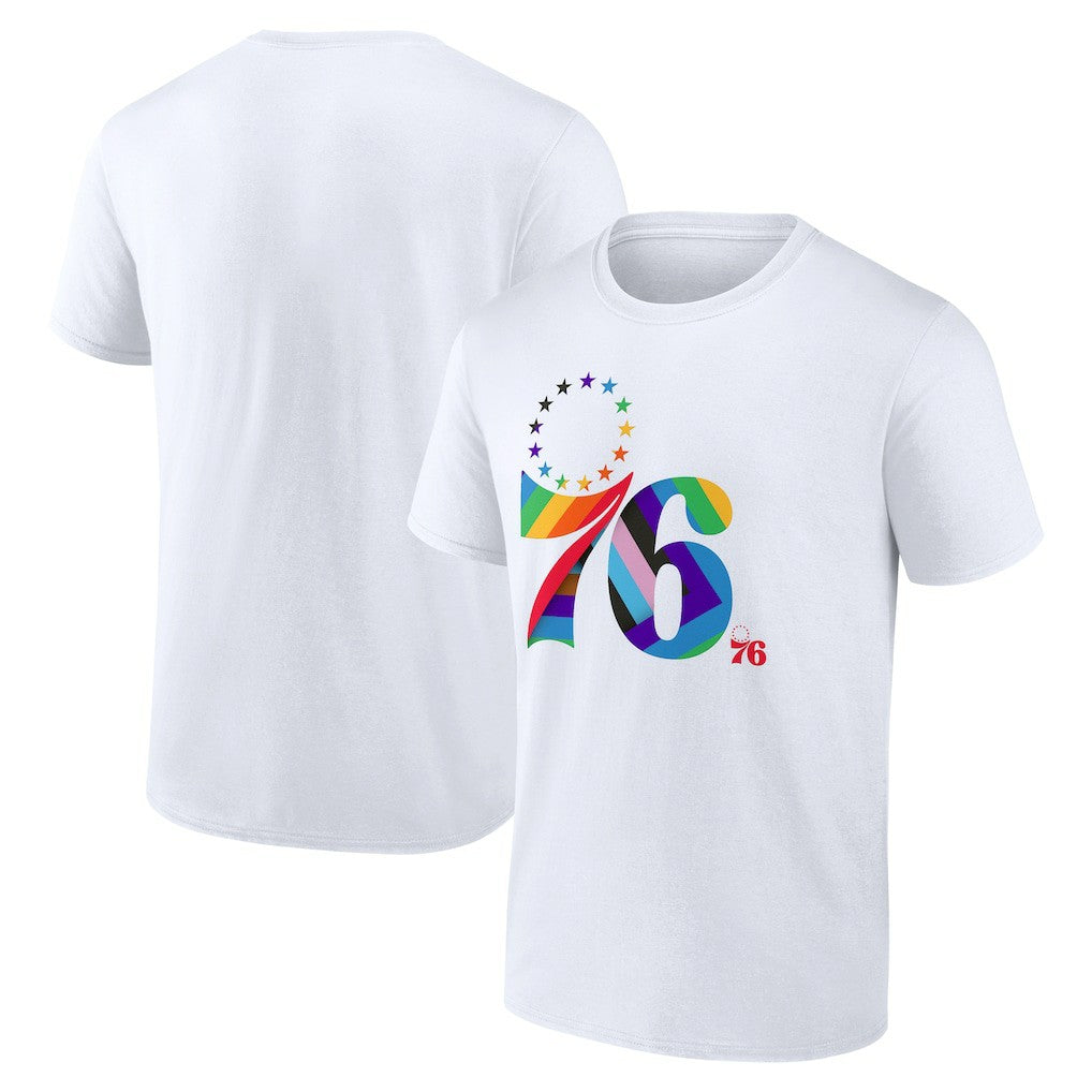 Philadelphia 76ers Team Logo Pride T-Shirt For Sale