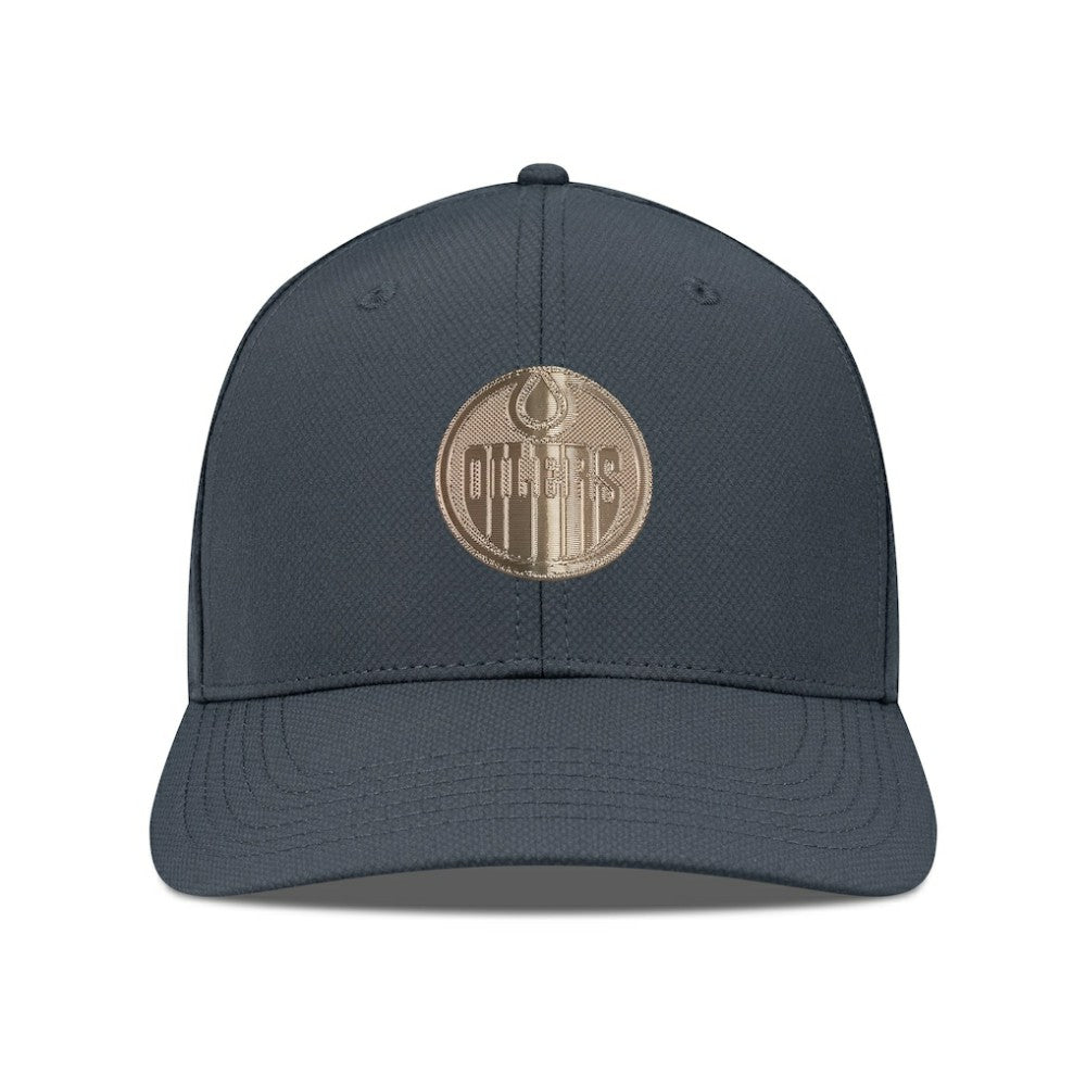 Edmonton Oilers Levelwear Rise Copper Insignia Flex Hat On Sale
