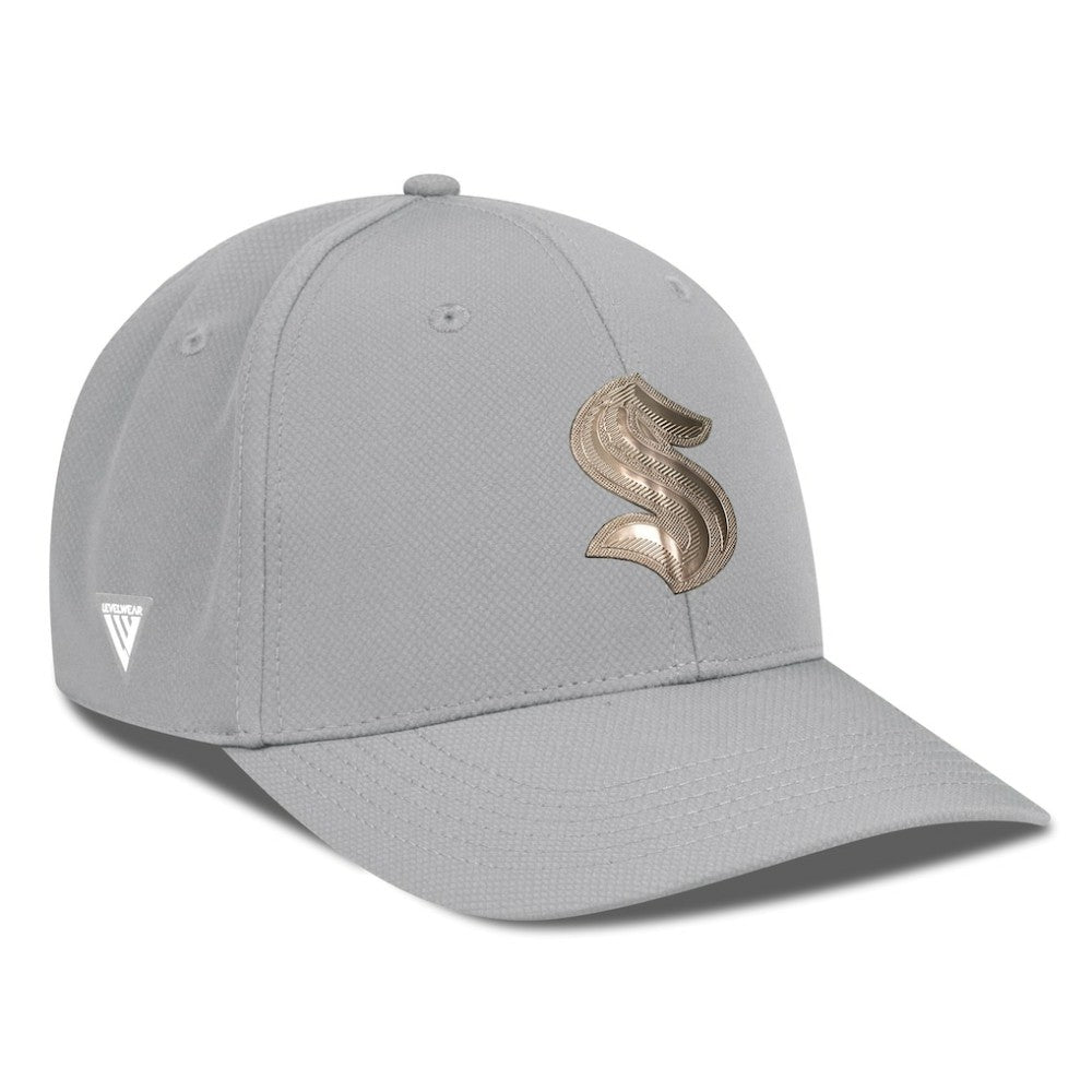 Seattle Kraken Levelwear Rise Copper Insignia Flex Hat Outlet