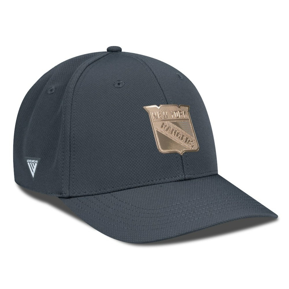 New York Rangers Levelwear Rise Copper Insignia Flex Hat Discount