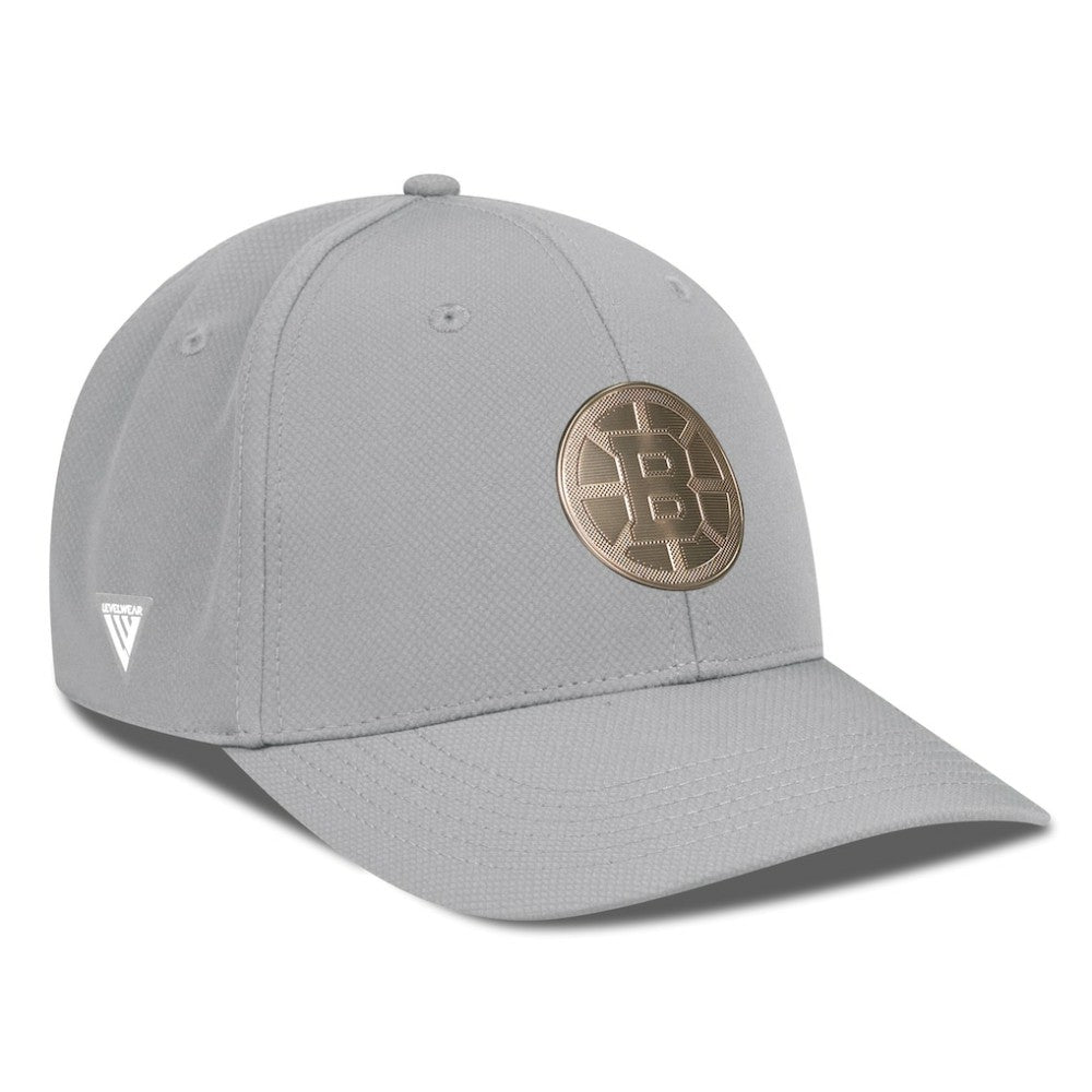 Boston Bruins Levelwear Rise Copper Insignia Flex Hat Outlet