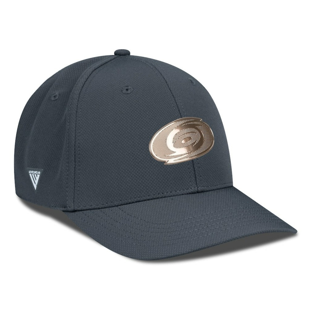 Carolina Hurricanes Levelwear Rise Copper Insignia Flex Hat For Sale