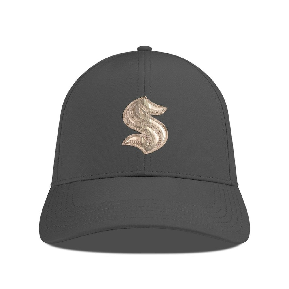 Seattle Kraken Levelwear Ascend Copper Insignia Vented Adjustable Hat Outlet