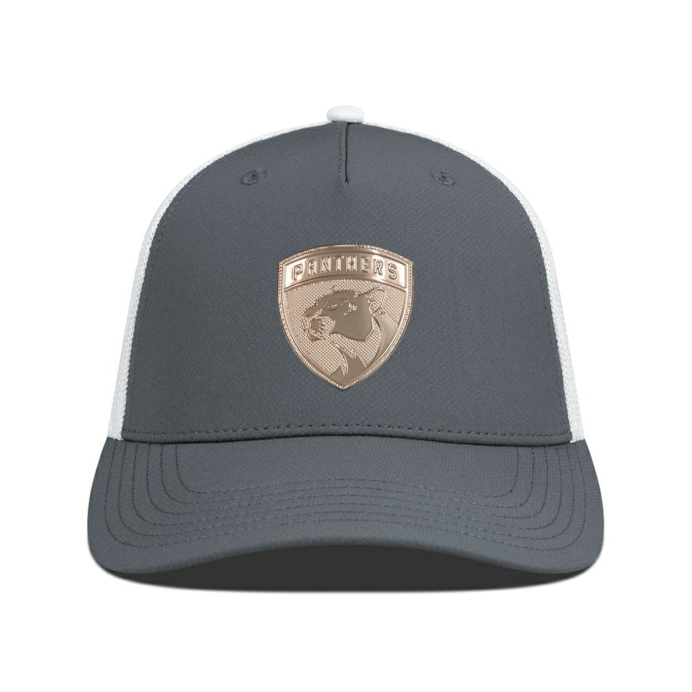Florida Panthers Levelwear Signal Copper Insignia Trucker Adjustable Hat For Sale