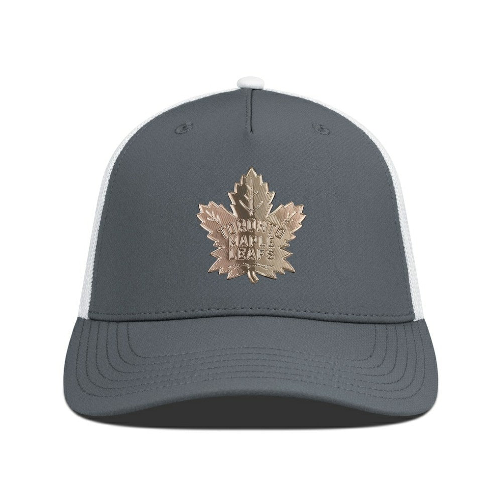 Toronto Maple Leafs Levelwear Signal Copper Insignia Trucker Adjustable Hat Sale