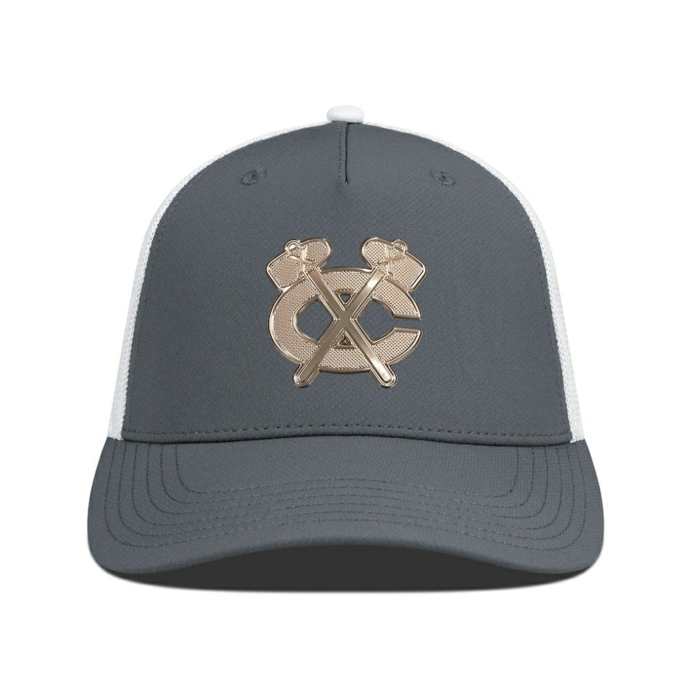Chicago Blackhawks Levelwear Signal Copper Insignia Trucker Adjustable Hat Outlet