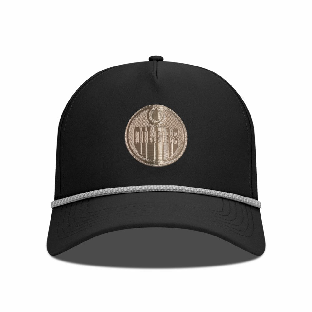 Edmonton Oilers Levelwear Gordon Copper Insignia Vented Adjustable Hat Discount
