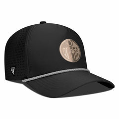 Edmonton Oilers Levelwear Gordon Copper Insignia Vented Adjustable Hat Discount