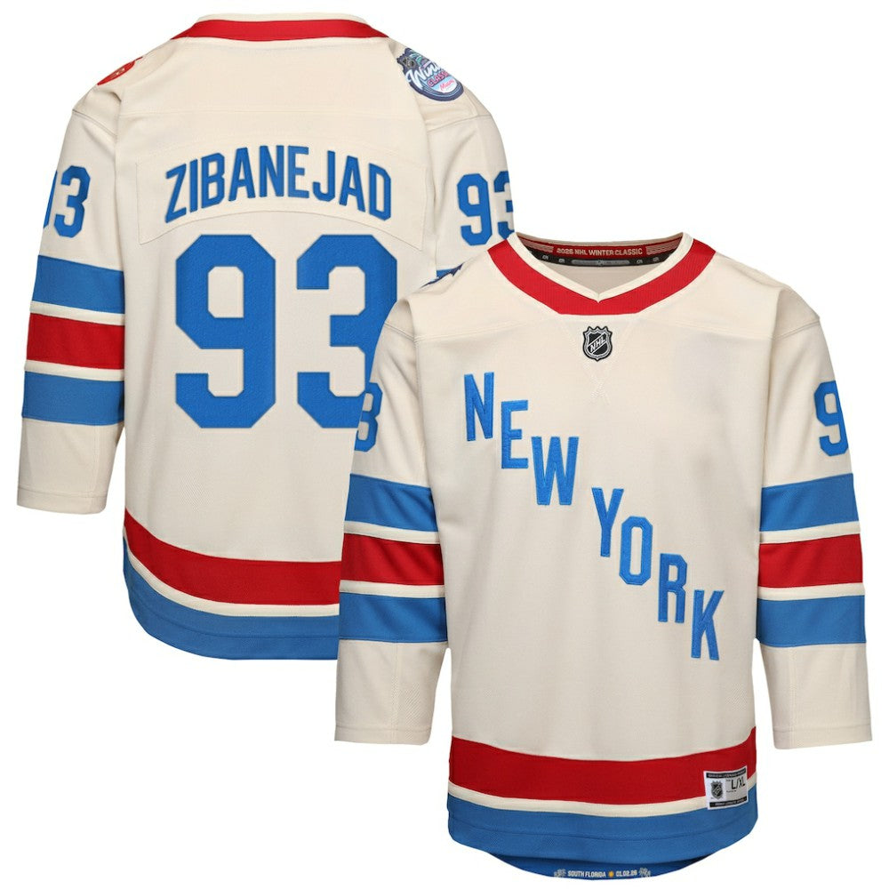 Mika Zibanejad New York Rangers Outerstuff Youth 2026 NHL Winter Classic Premier Jersey Sale