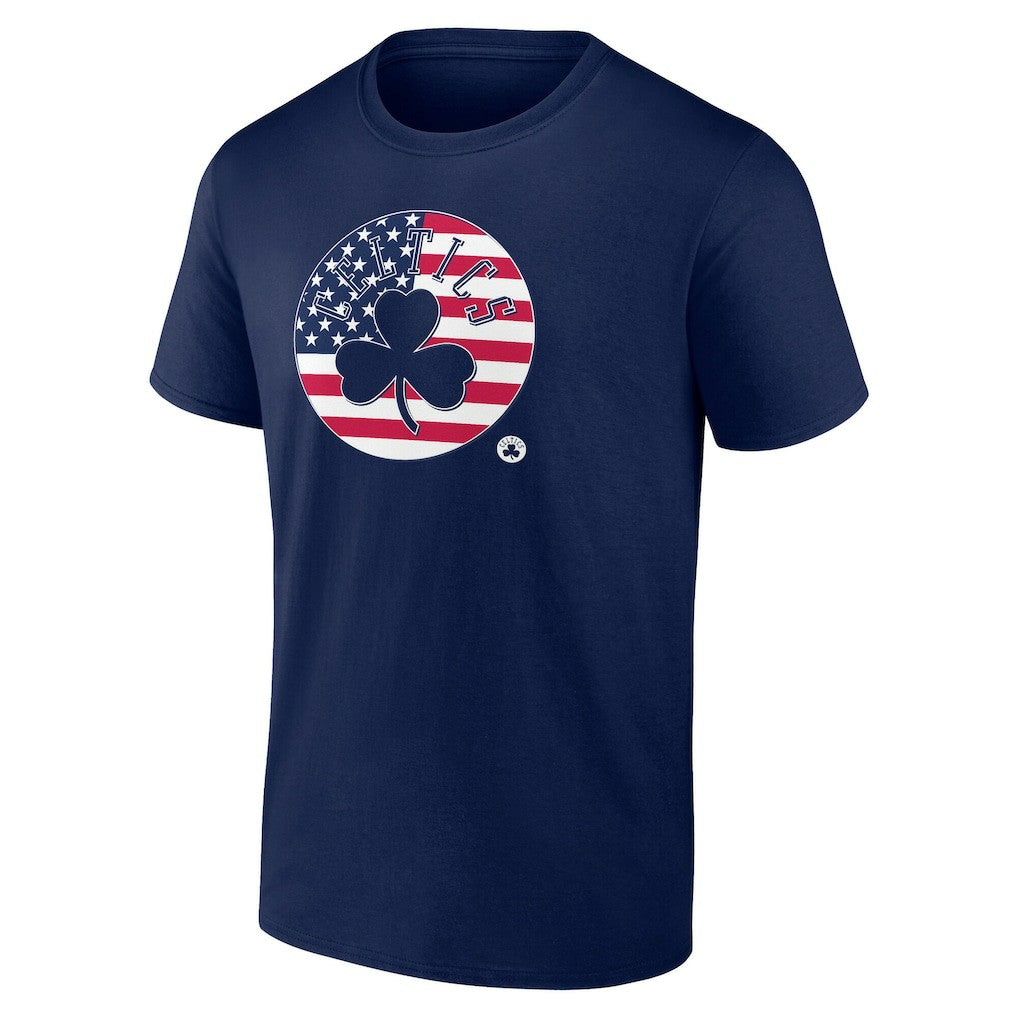 Boston Celtics Flag Logo T-Shirt Discount