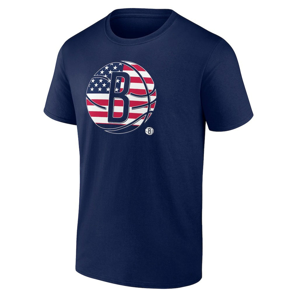 Brooklyn Nets Flag Logo T-Shirt For Sale