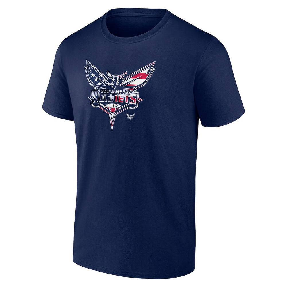 Charlotte Hornets Flag Logo T-Shirt Outlet