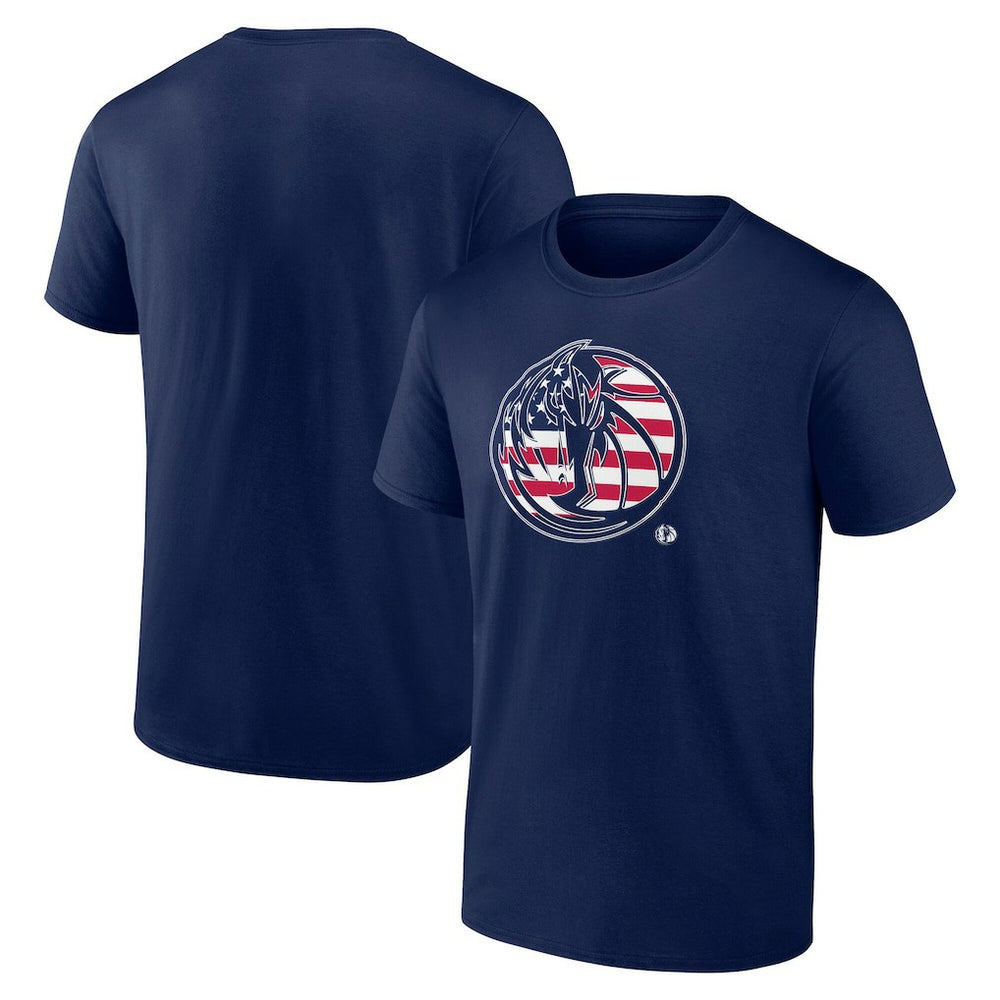 Dallas Mavericks Flag Logo T-Shirt sale On Sale