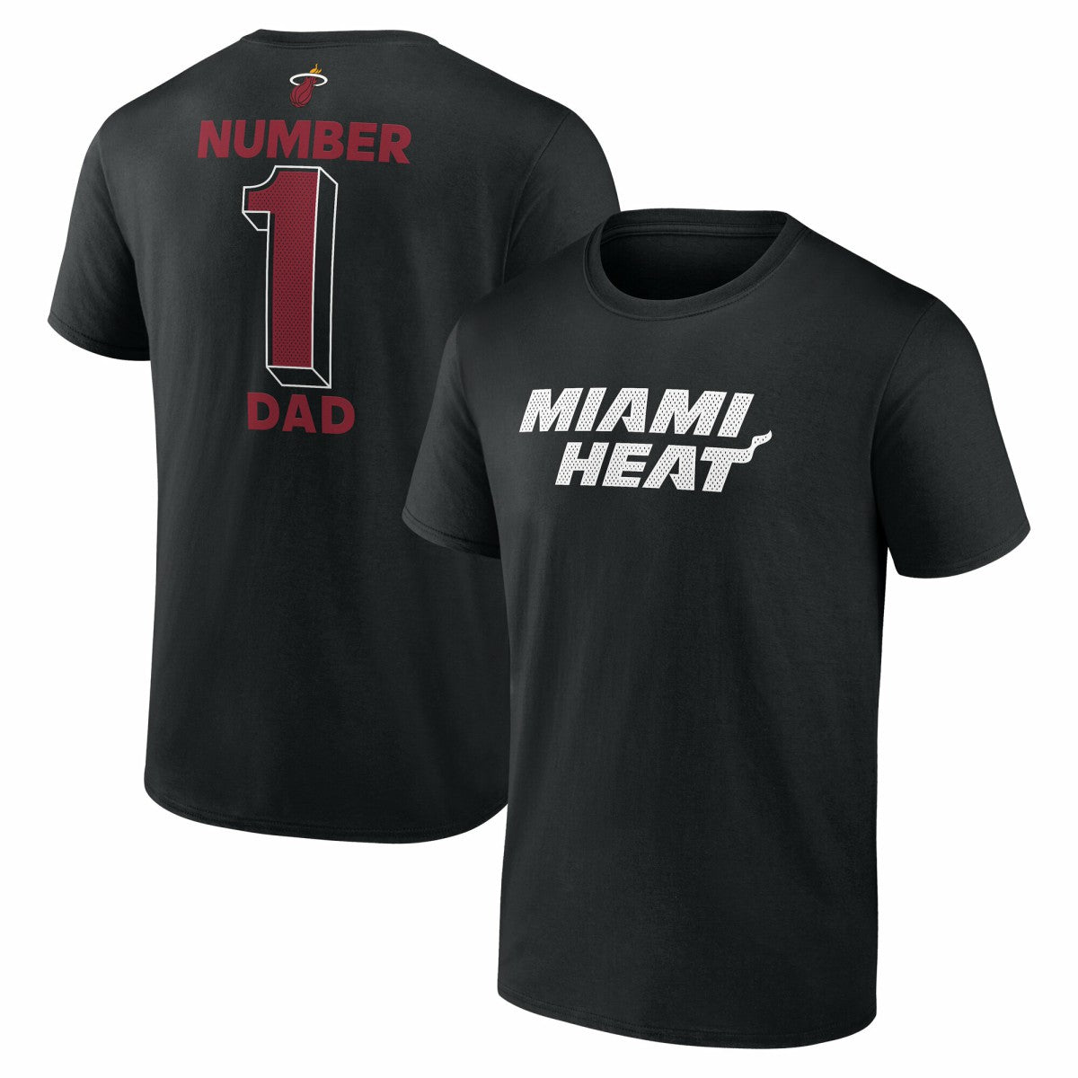 Miami Heat #1 Dad Jersey T-Shirt For Sale