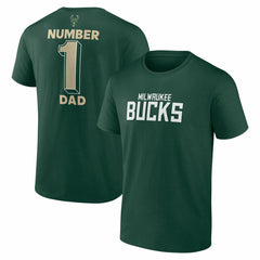 Milwaukee Bucks #1 Dad Jersey T-Shirt For Sale