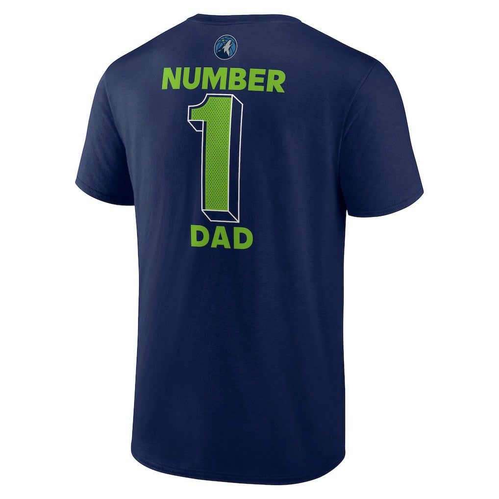 Minnesota Timberwolves #1 Dad Jersey T-Shirt On Sale