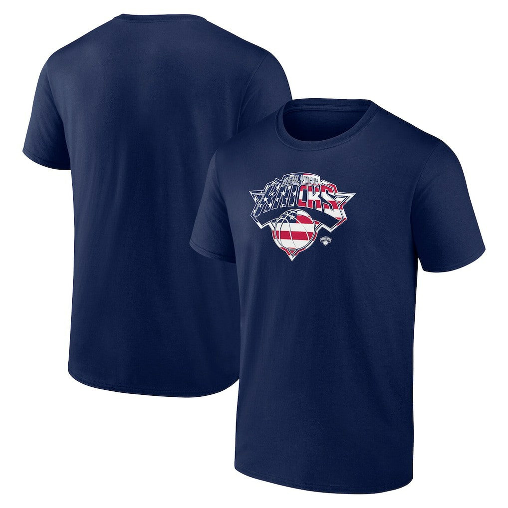 New York Knicks Flag Logo T-Shirt Discount