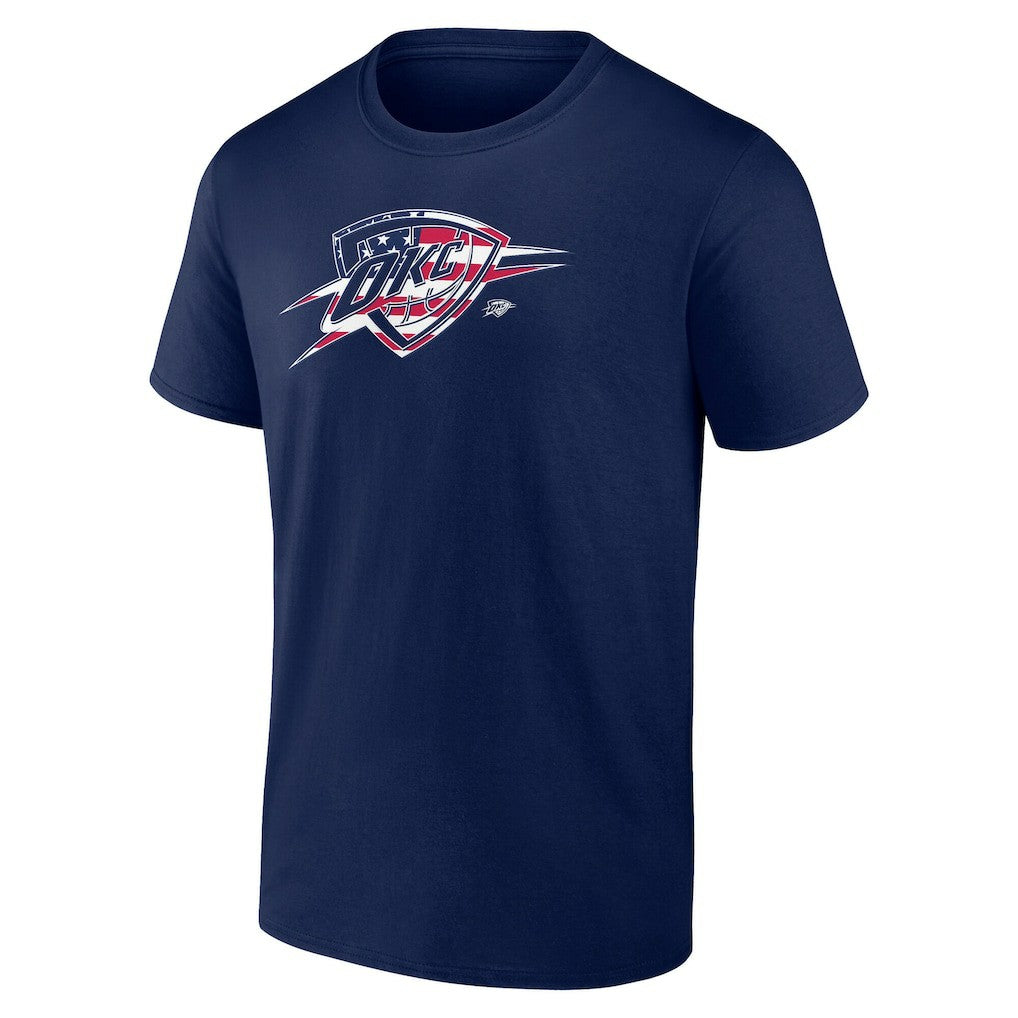 Oklahoma City Thunder Flag Logo T-Shirt Online
