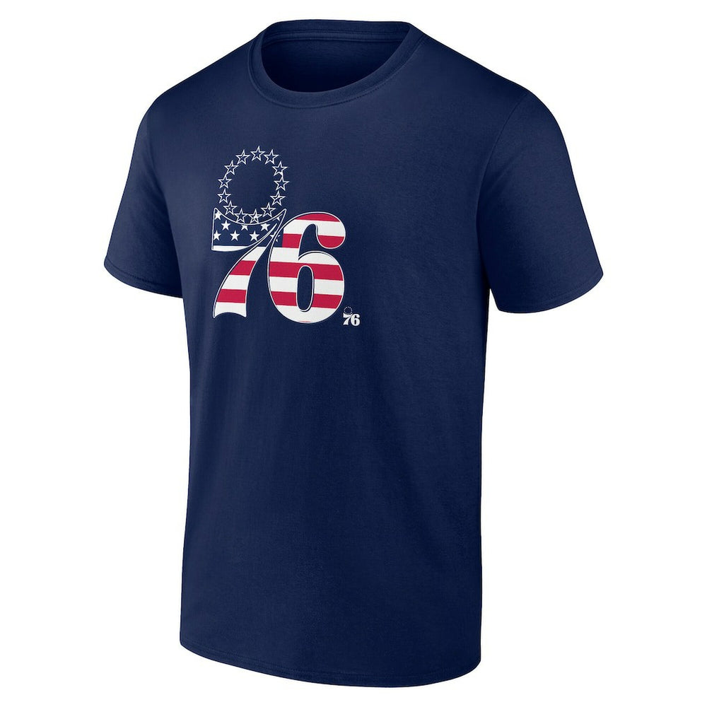 Philadelphia 76ers Flag Logo T-Shirt On Sale